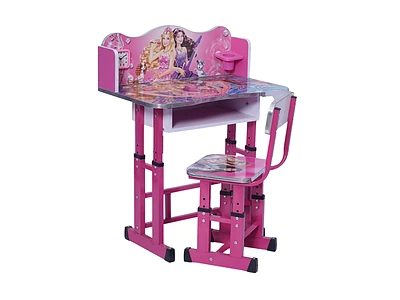 Barbie Study Table and Chair Set