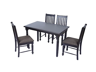 Image of Malaysian Wooden Dining Table 4 seater - Modern and Elegant Design - 2