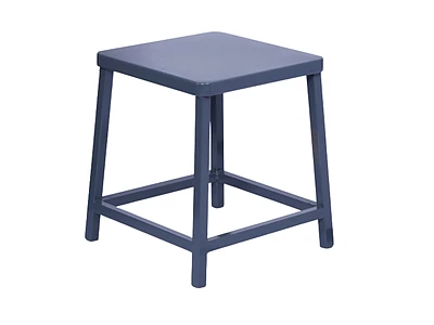 Image of Minimalist Metal Square Stool - 1