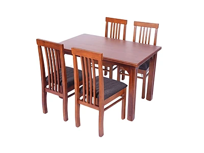 Image of Wooden Dining Table Set - 4 Seater - 1