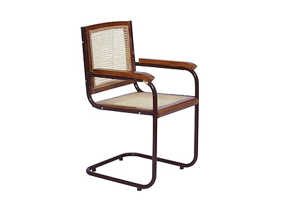 Classic "S" Office Chair with Teak Wood Arms