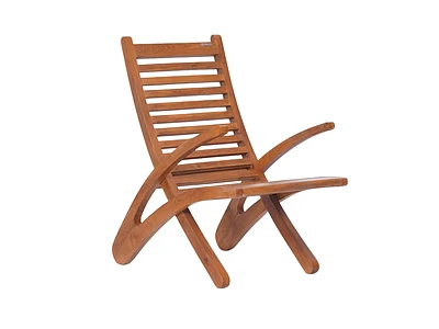 Image of Wooden Stylish Arm Chair - 1