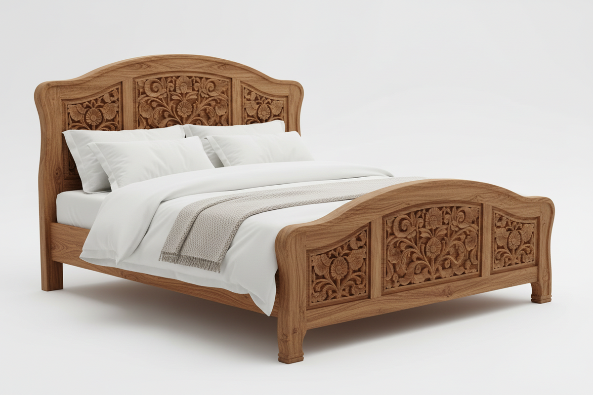Sheesham Wood Bed